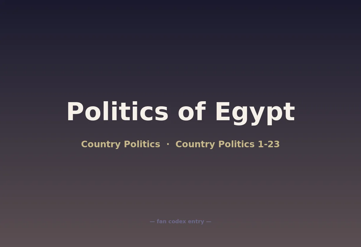 Politics of Egypt
