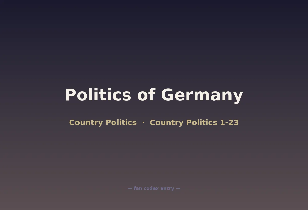 Politics of Germany