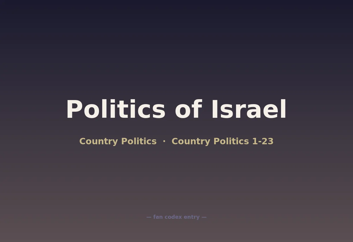 Politics of Israel