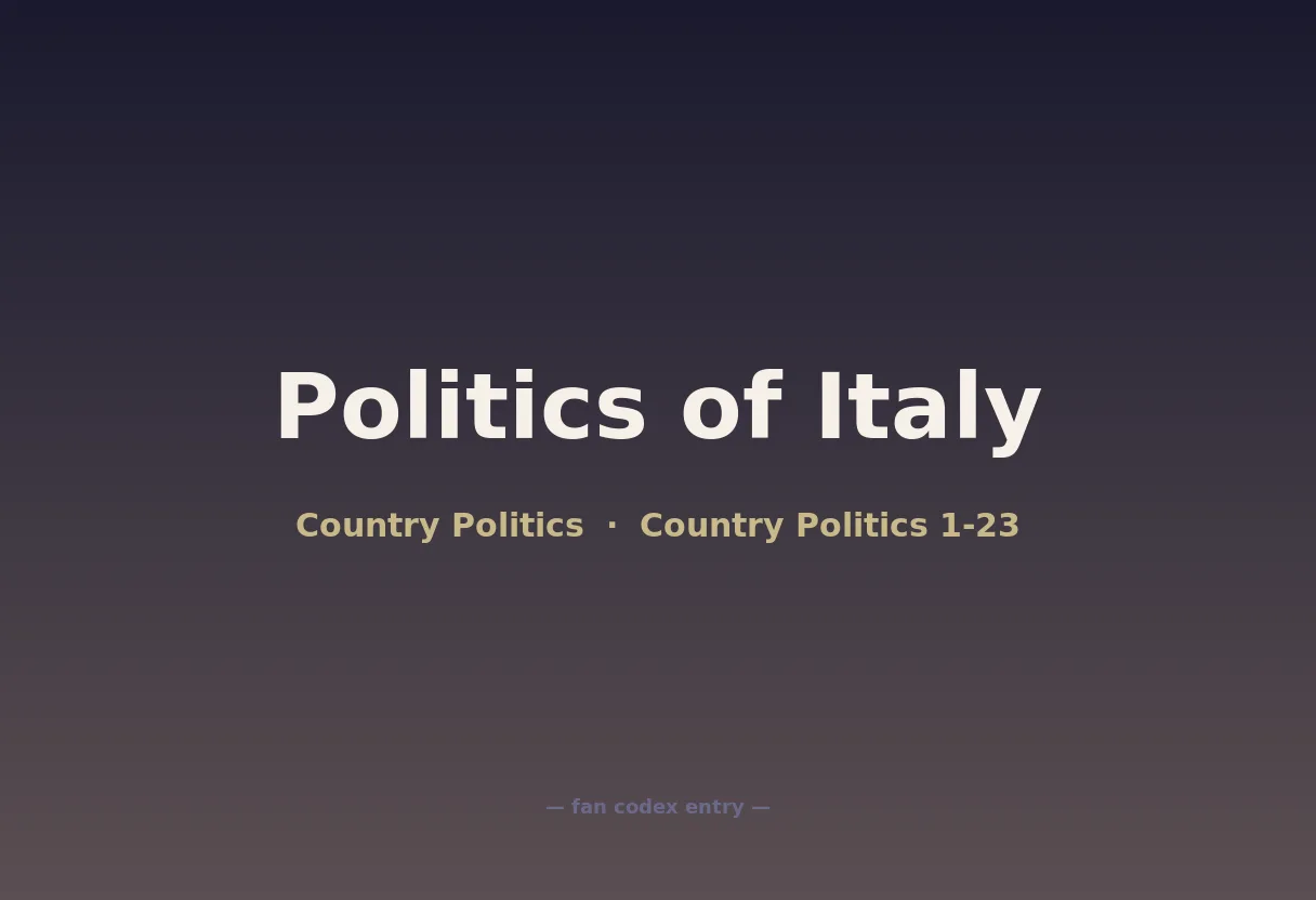 Politics of Italy