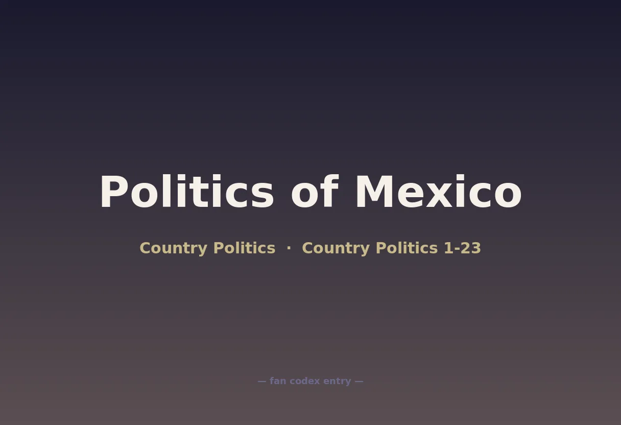 Politics of Mexico