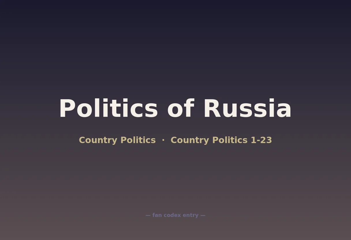 Politics of Russia