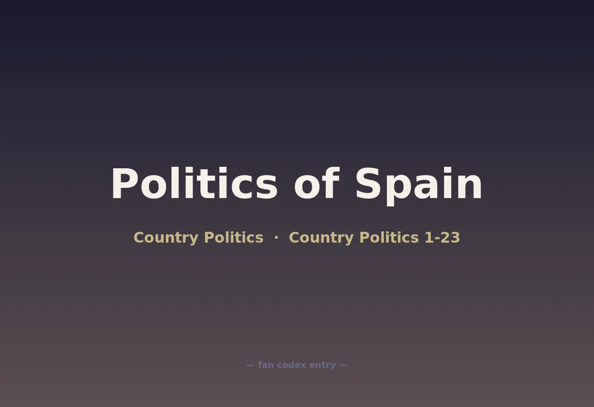 Politics of Spain
