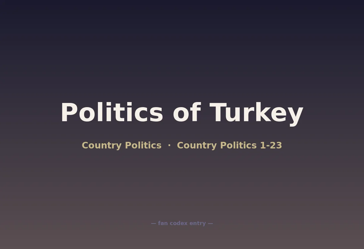 Politics of Turkey